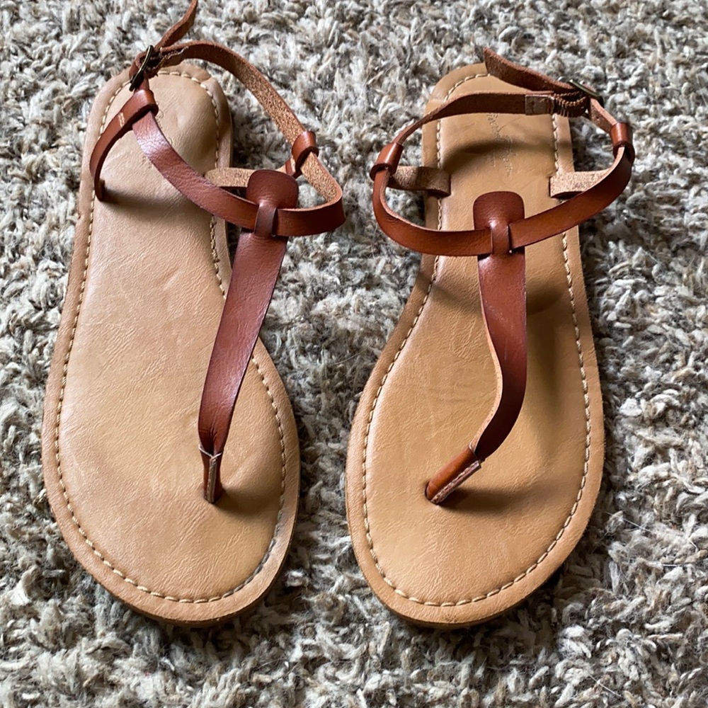 Brown sandals